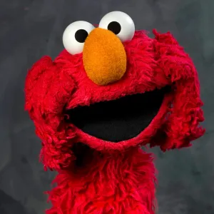 Susanne Daubner lädt Elmo in ihre letzte Sendung ein
