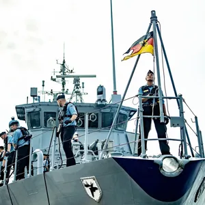 Minenjagdboot «Homburg» vor Nato-Einsatz