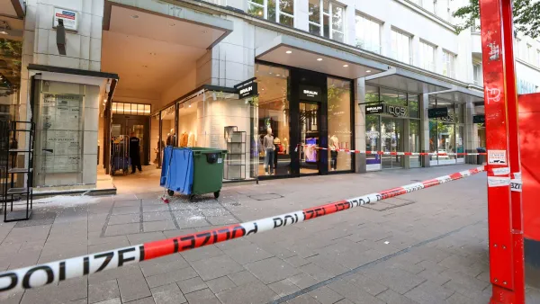 Explosion vor Bekleidungsgeschäft in Hamburg: Vier Festnahmen nach Fahndung