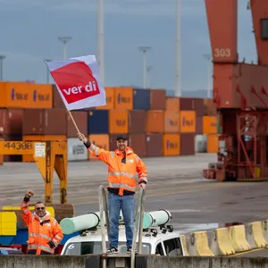 Verdi ruft zu 48-Stunden-Warnstreik im Hamburger Hafen auf
