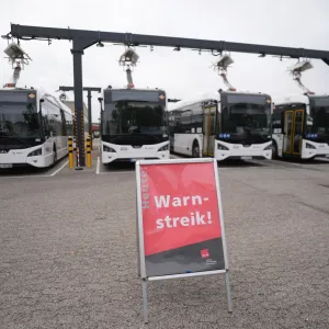 Busstreik legt Städte in Schleswig-Holstein lahm