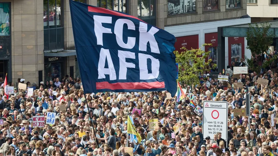 25.000 Menschen auf Demo gegen Rechts in Hamburg 