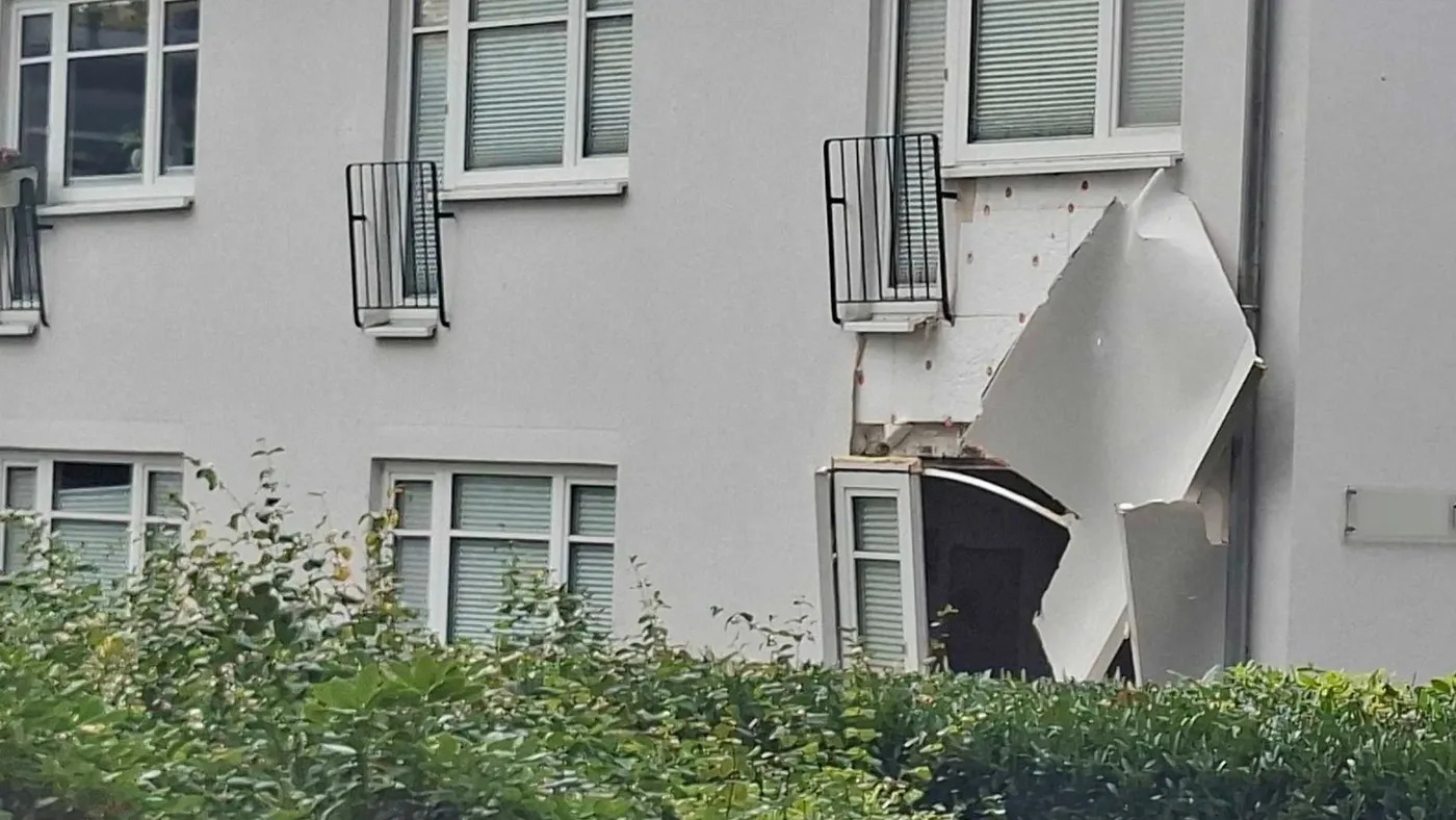 Explosion in Bremen zerstört Hauswand