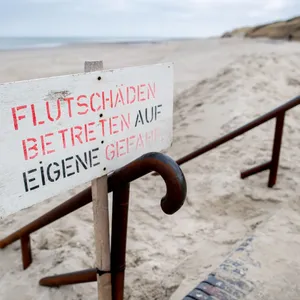 Sturmfluten spülen Wangerooges Badestrand teils weg